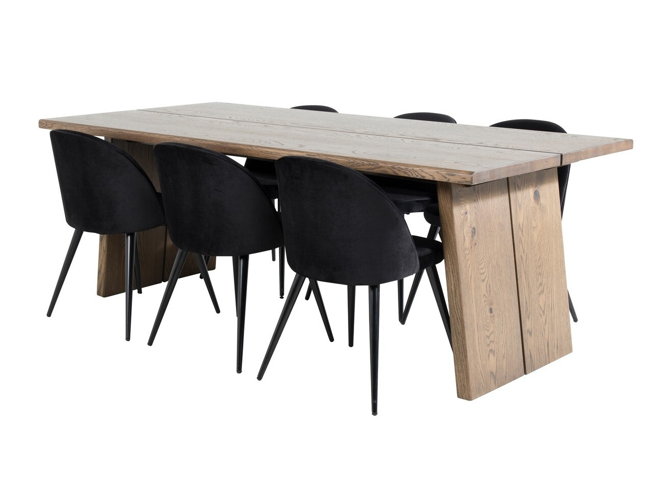 Söögitoakomplekt Dallas 1856 (Must)