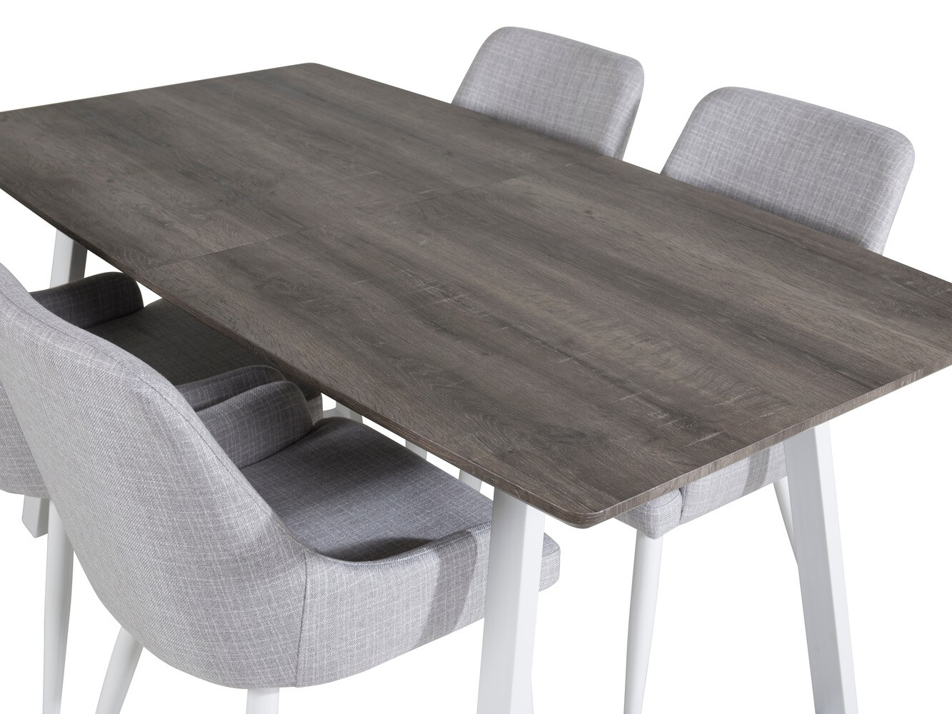 Söögitoakomplekt Dallas 1978 (Valge + Helehall)