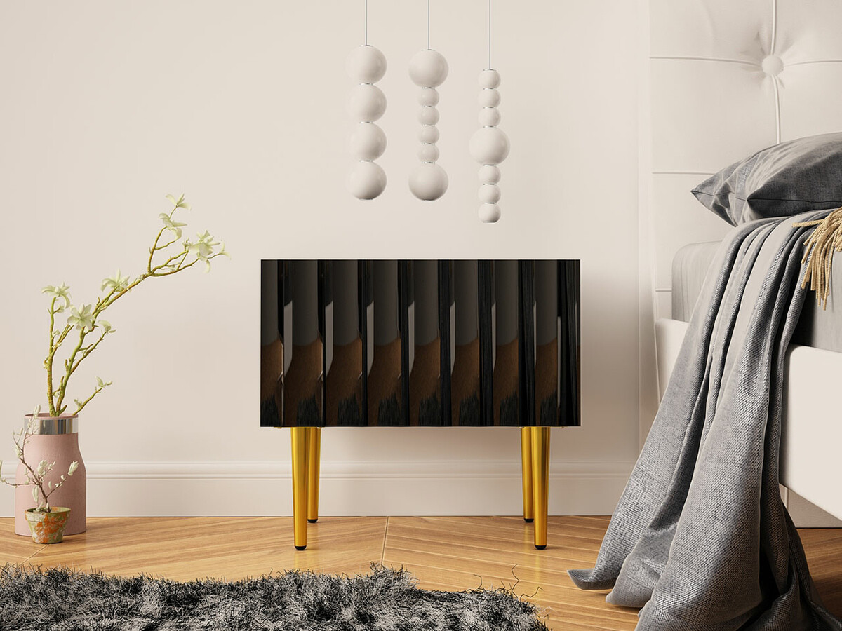 Öökapp Amplexal (Läikiv must + Must)