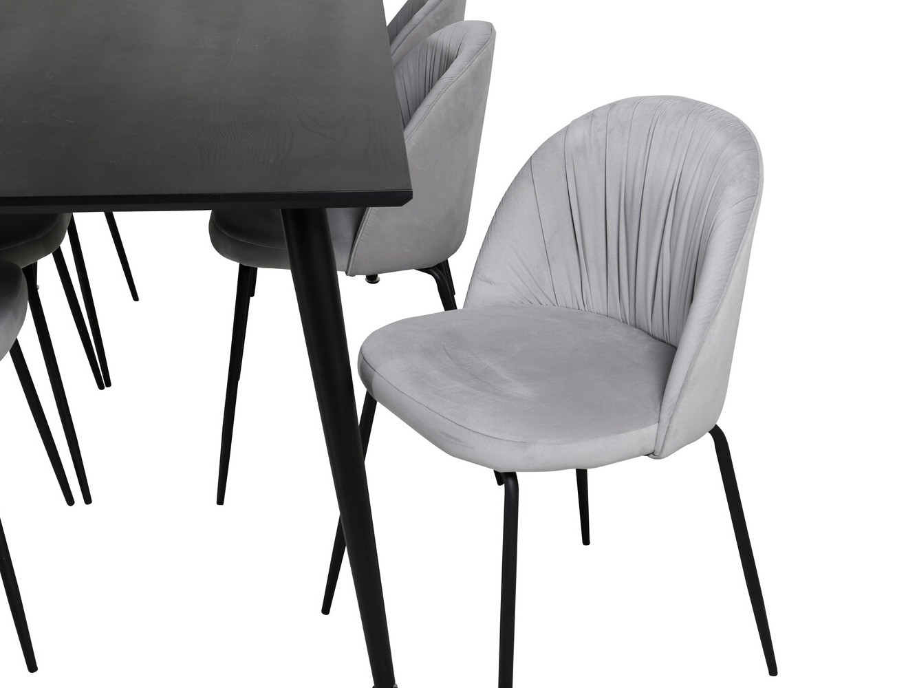 Söögitoakomplekt Dallas 2600 (Must)