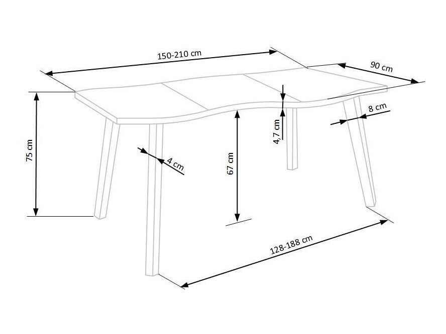 Söögitoakomplekt Houston 718