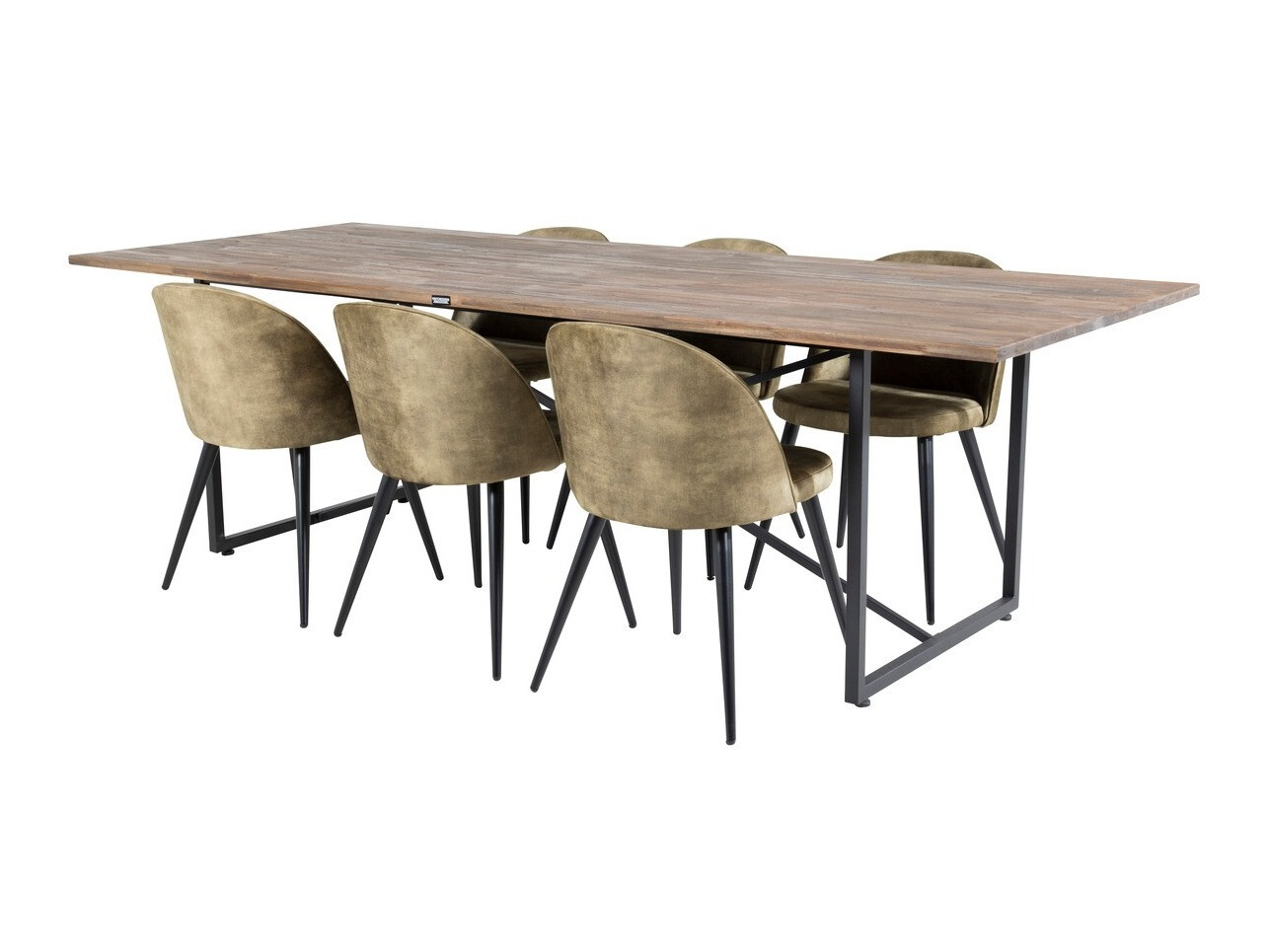 Söögitoakomplekt Dallas 1598 (Tolmune roheline)