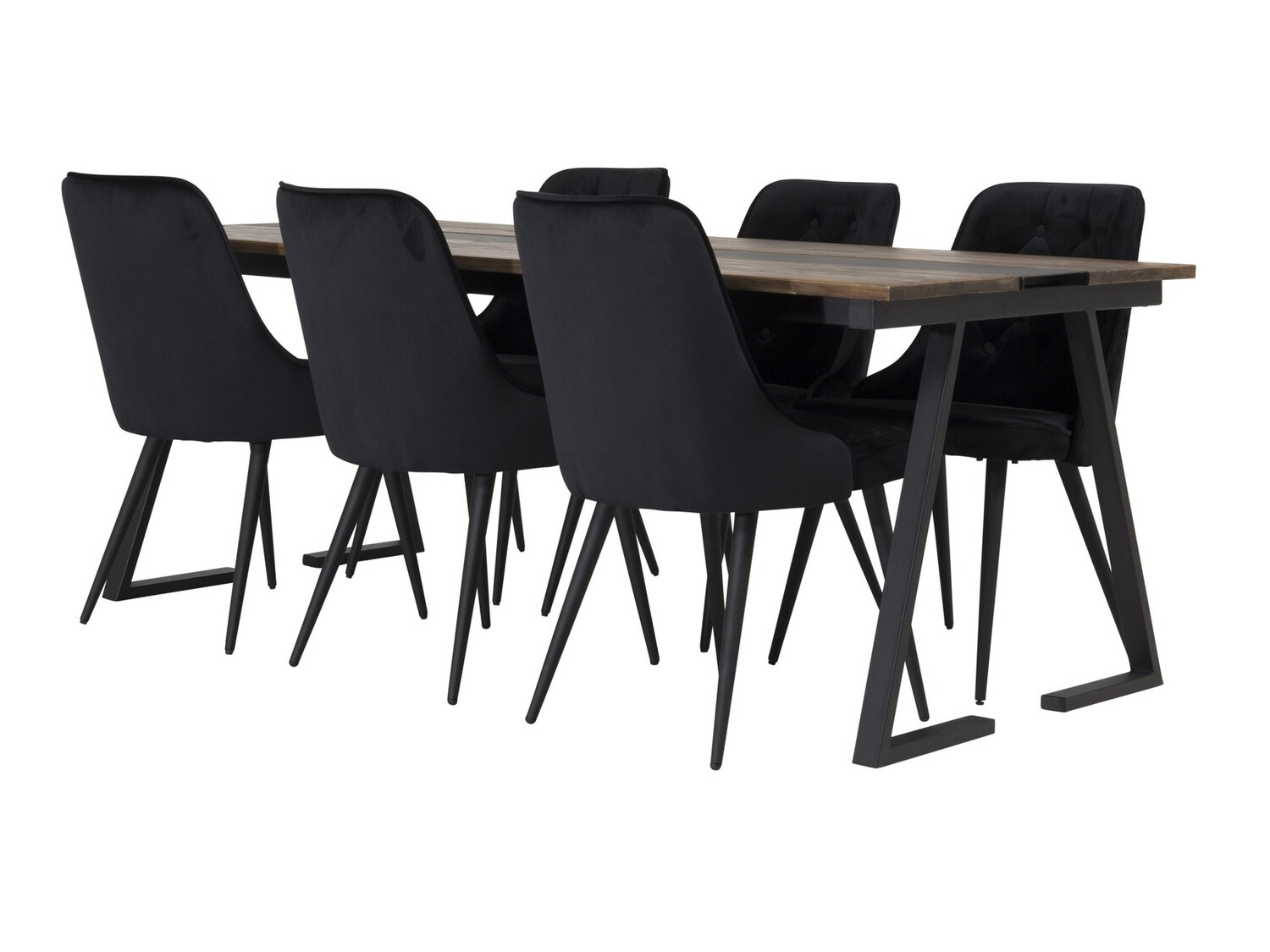 Söögitoakomplekt Dallas 1934 (Must)