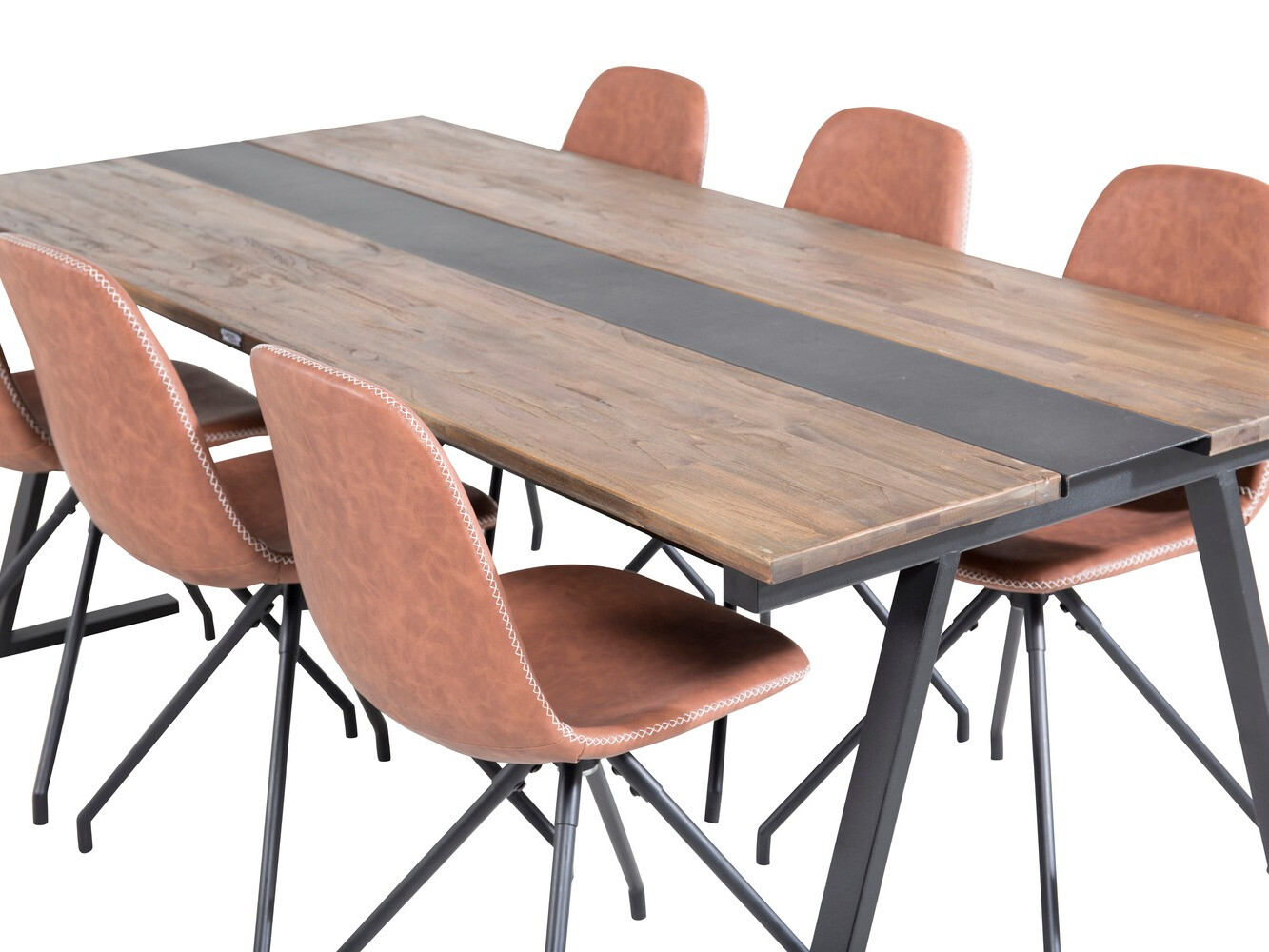 Söögitoakomplekt Dallas 1938 (Must + Pruun)