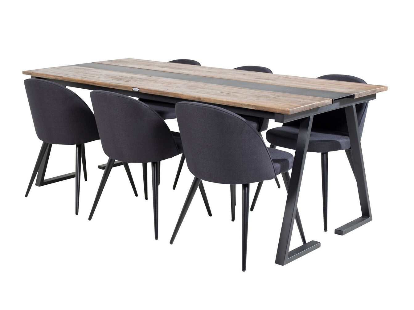 Söögitoakomplekt Dallas 1944 (Must)