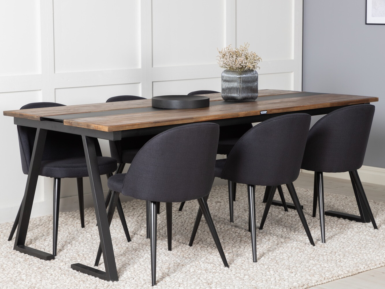 Söögitoakomplekt Dallas 1944 (Must)