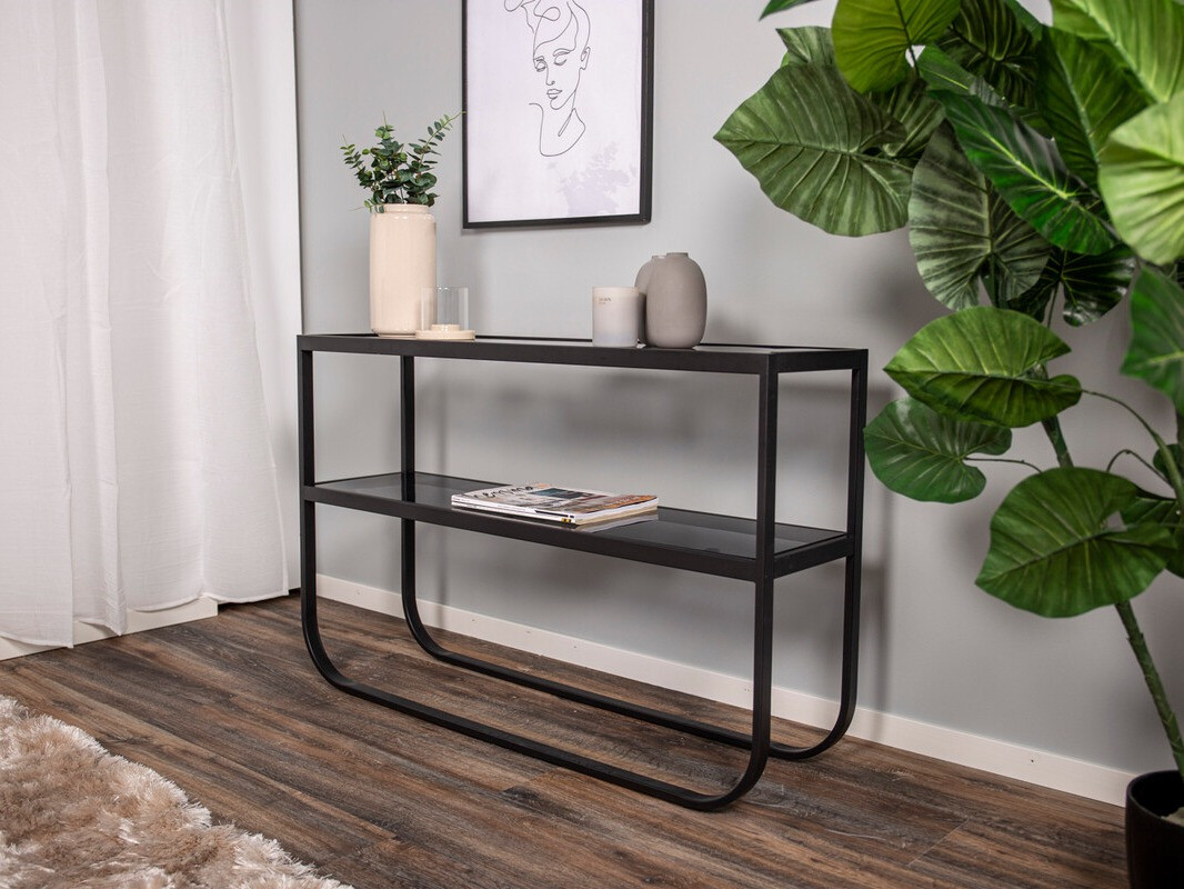 Konsoollaud Dallas 218 (Must)