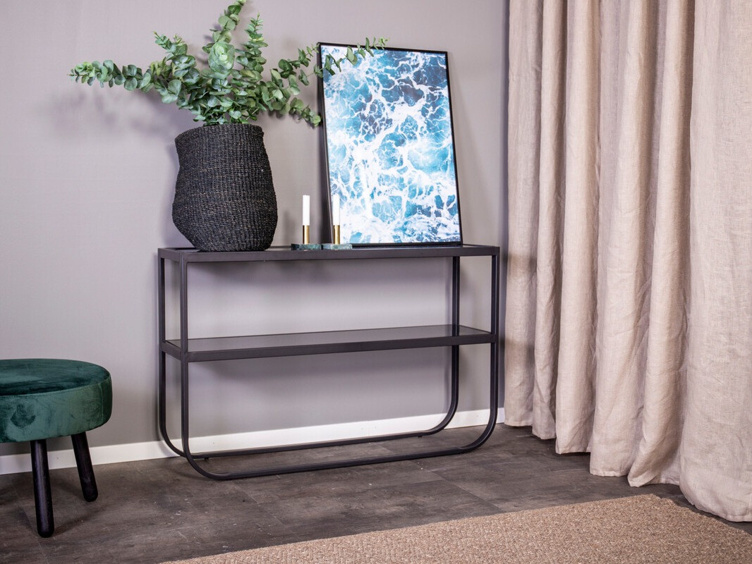 Konsoollaud Dallas 218 (Must)