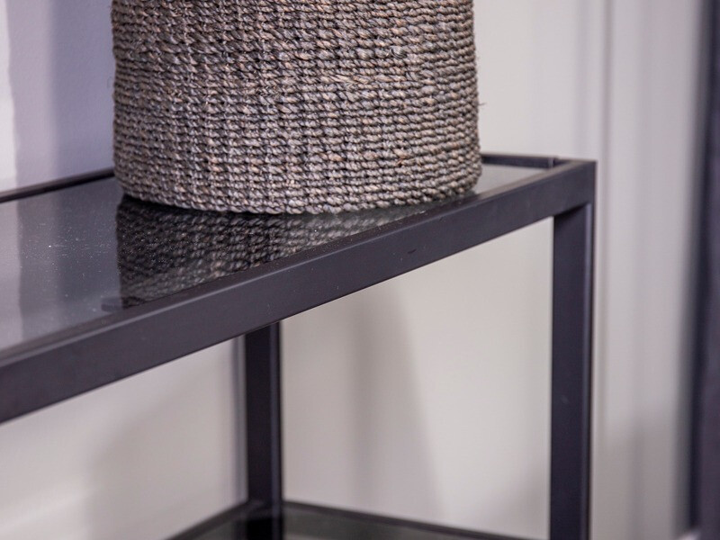 Konsoollaud Dallas 218 (Must)