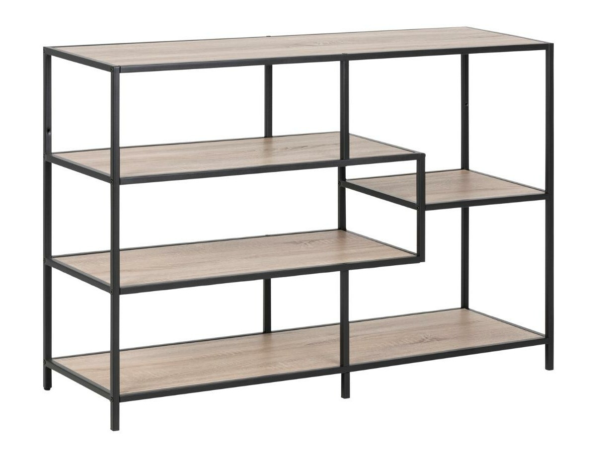 Riiul Norsica Sevferi 102 (Sonoma tamm + Must)