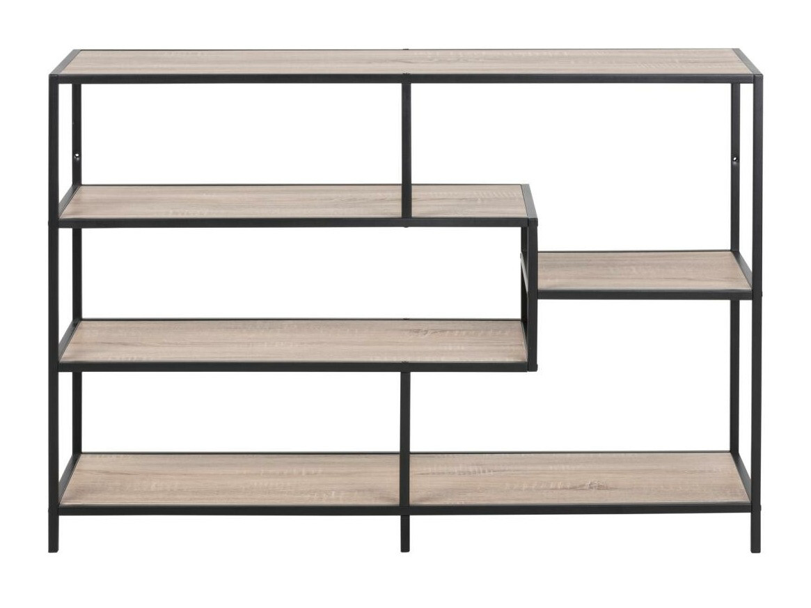 Riiul Norsica Sevferi 102 (Sonoma tamm + Must)
