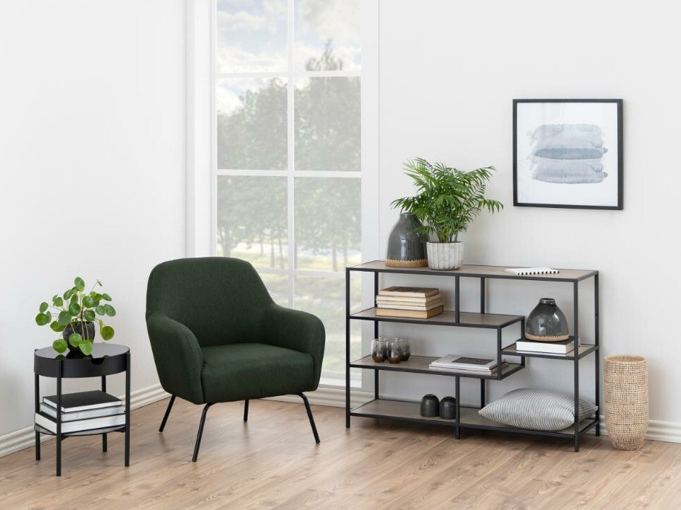 Riiul Norsica Sevferi 102 (Sonoma tamm + Must)