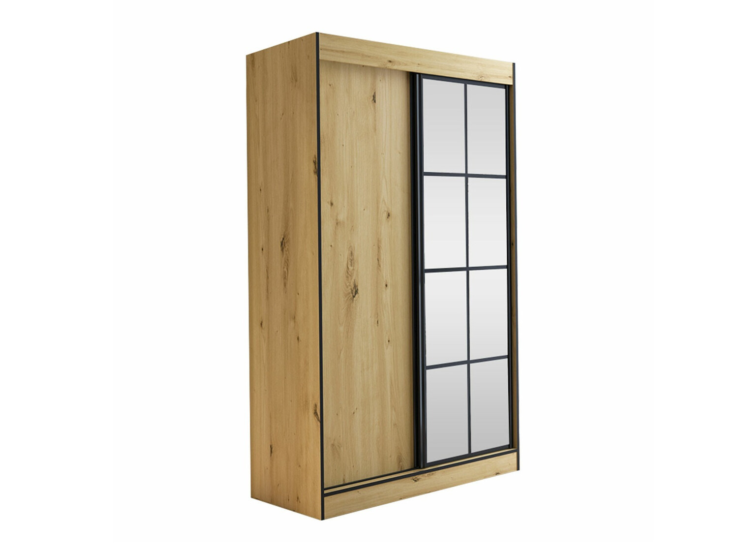 Riidekapp Toledo 118 (Artisan tamm + Must)