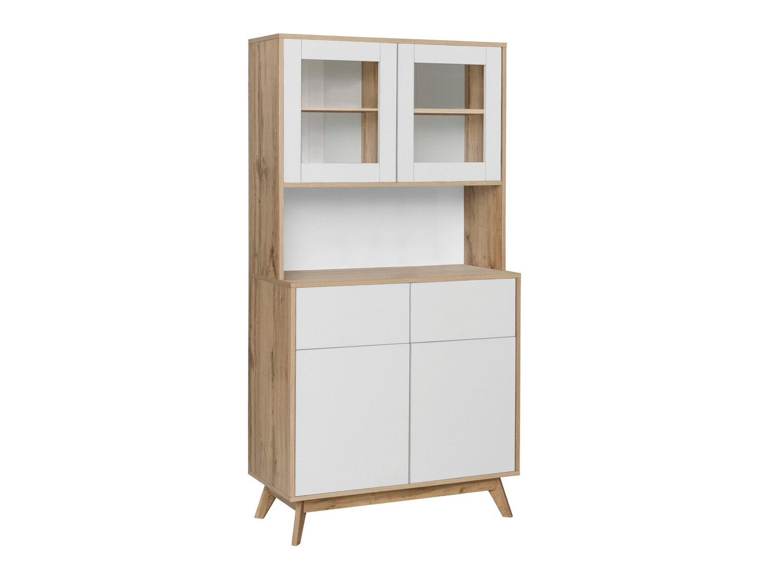 Riiul Denton 890 (Valge + Tamm)