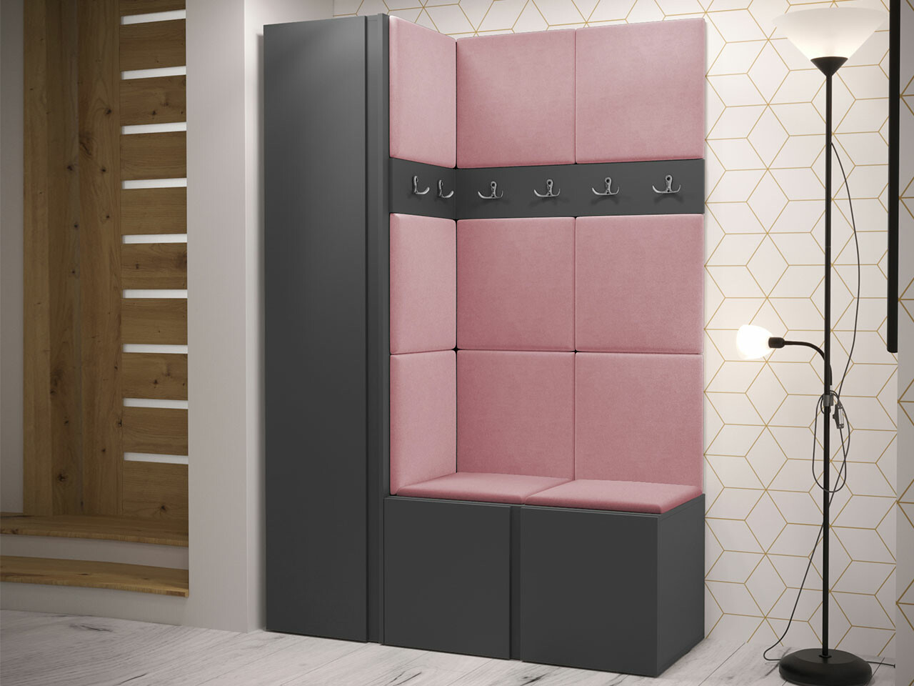 Esikukomplekt Hartford 471 (Grafiit)