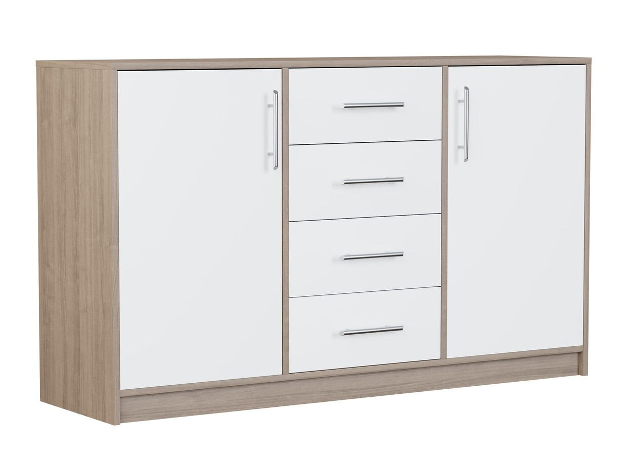 Kummut Cavmero 109 (Sonoma tamm + Valge)