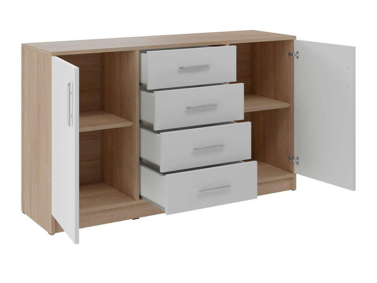 Kummut Cavmero 109 (Sonoma tamm + Valge)