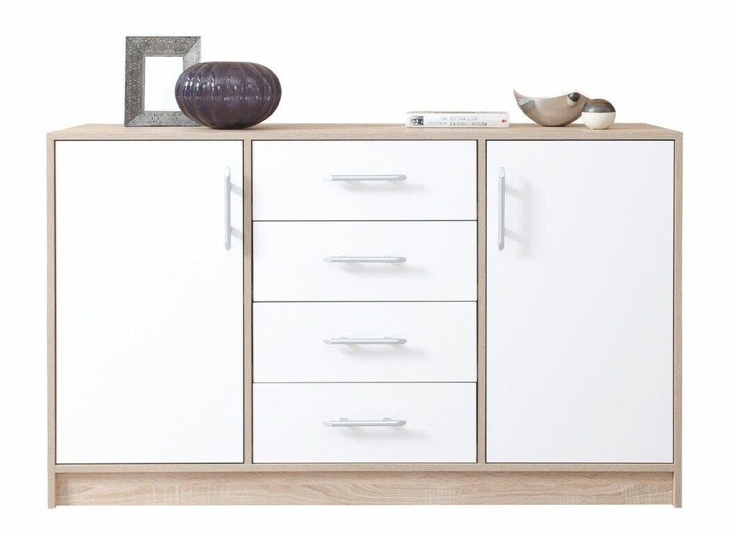 Kummut Cavmero 109 (Sonoma tamm + Valge)