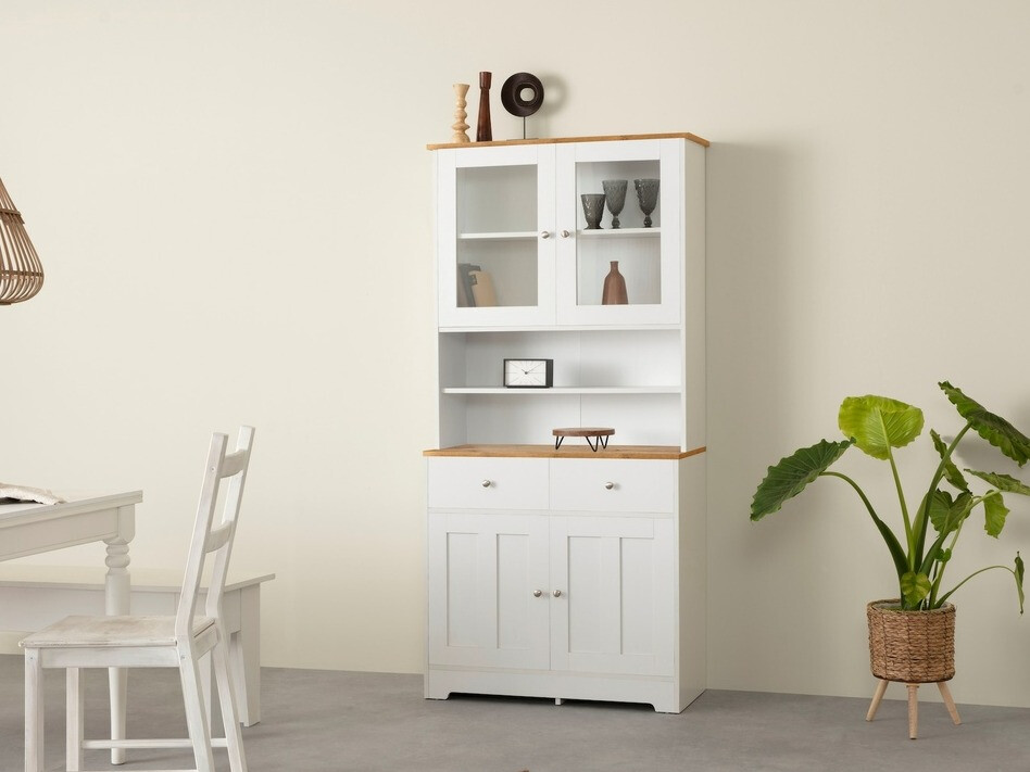 Riiul Denton 892 (Valge + Tamm)