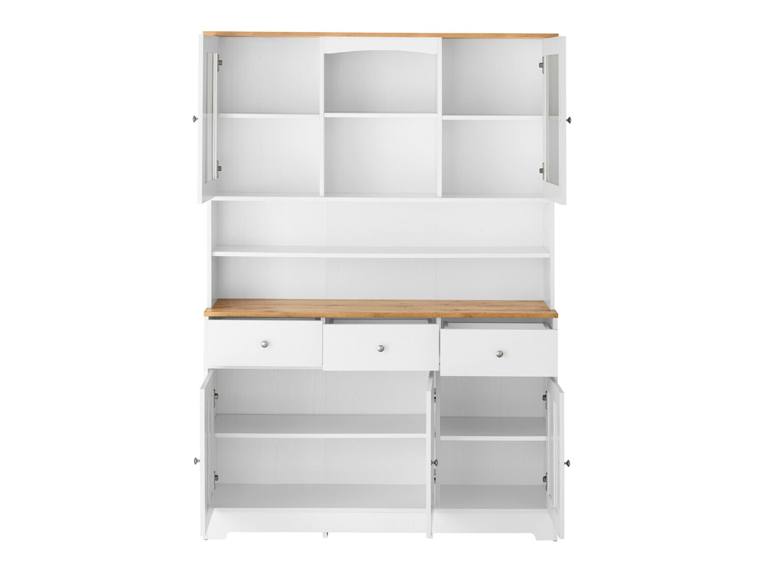 Riiul Denton 893 (Valge + Tamm)