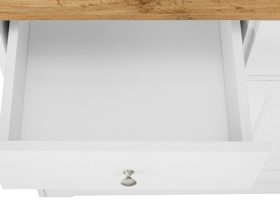 Riiul Denton 893 (Valge + Tamm)