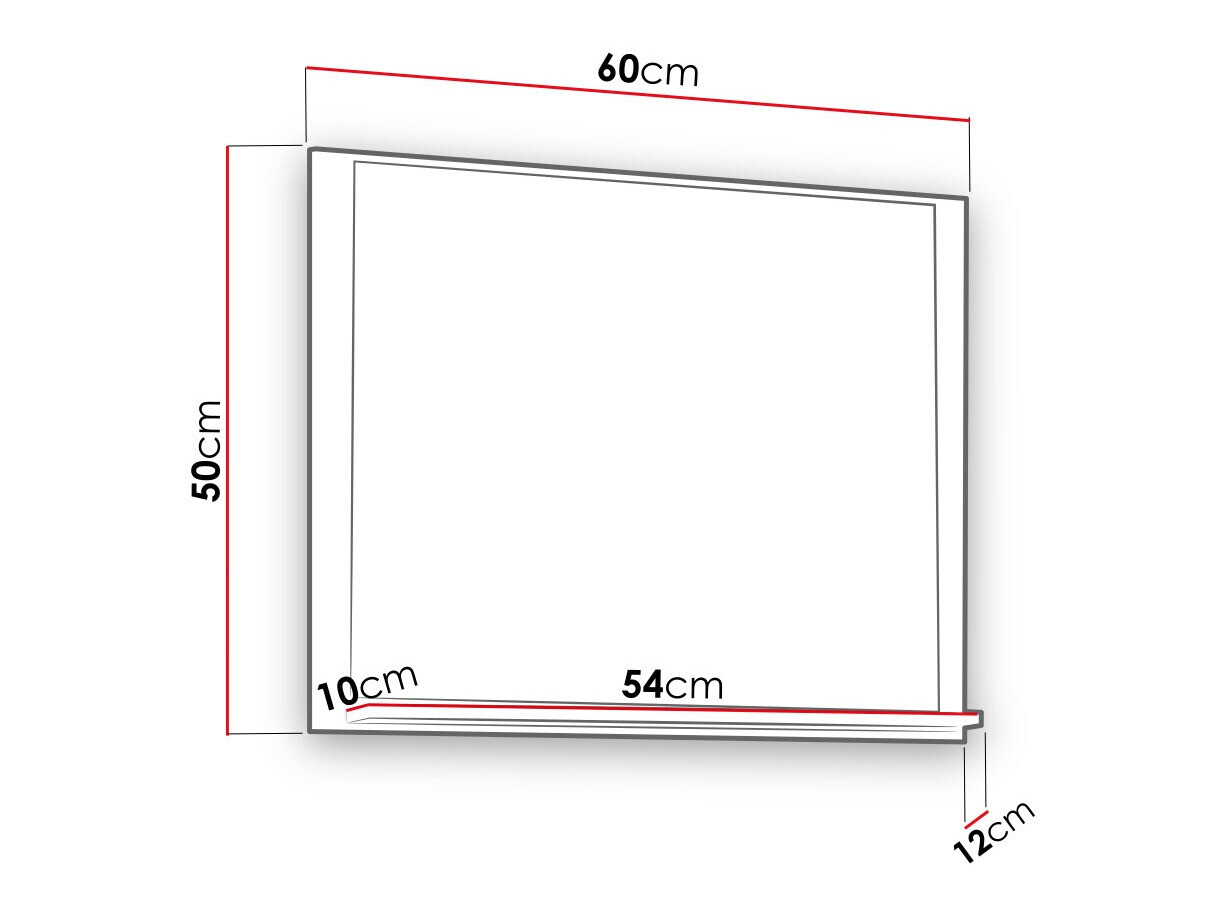 Vannitoa peegel Velum (Artisan tamm)