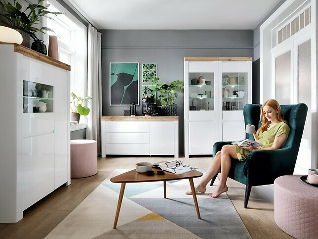 Kummut Sonsoru 100 (Valge + Läikiv valge + Wotani tamm)