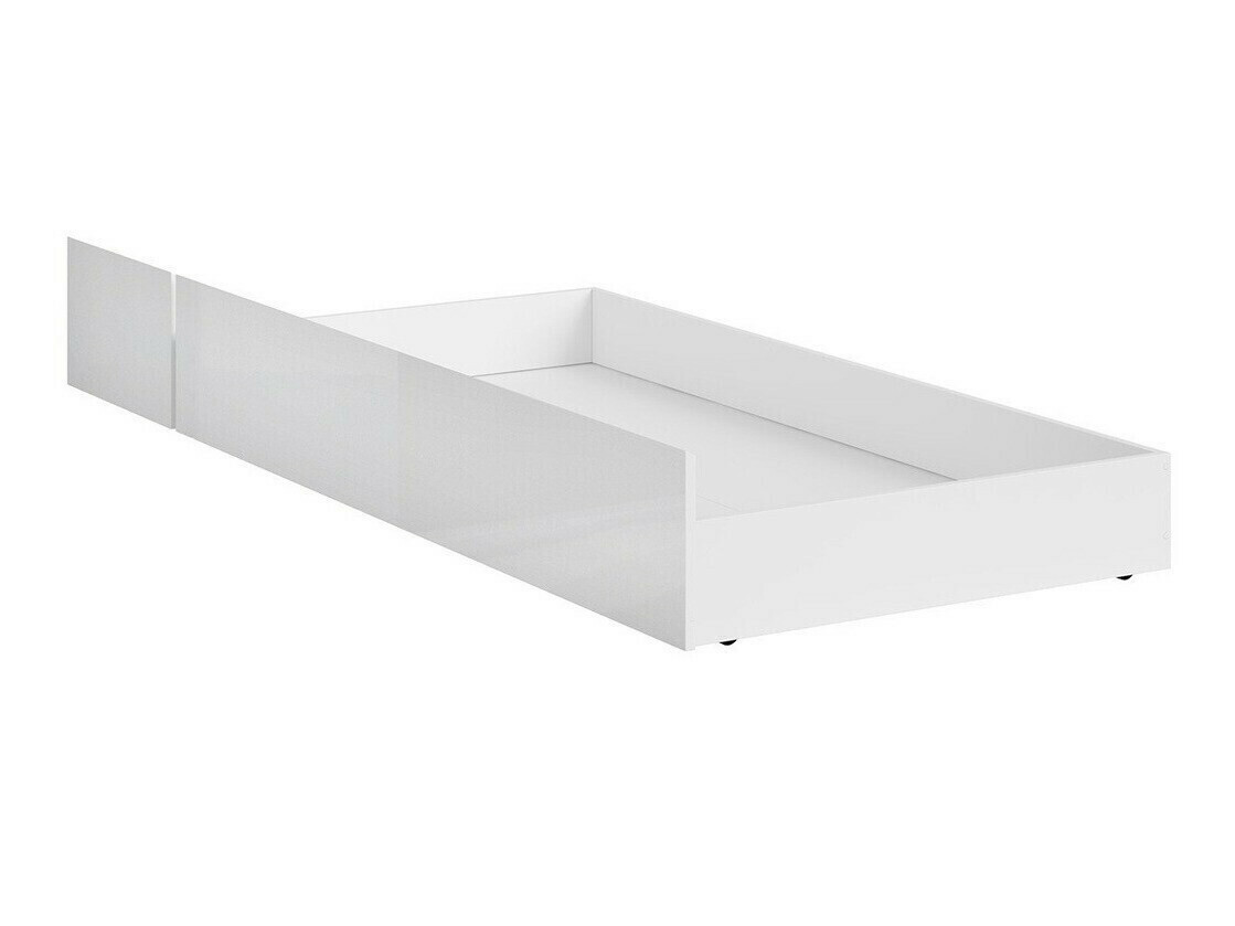 Voodipesukast Sonsoru 133 (Valge + Läikiv valge + Wotani tamm)