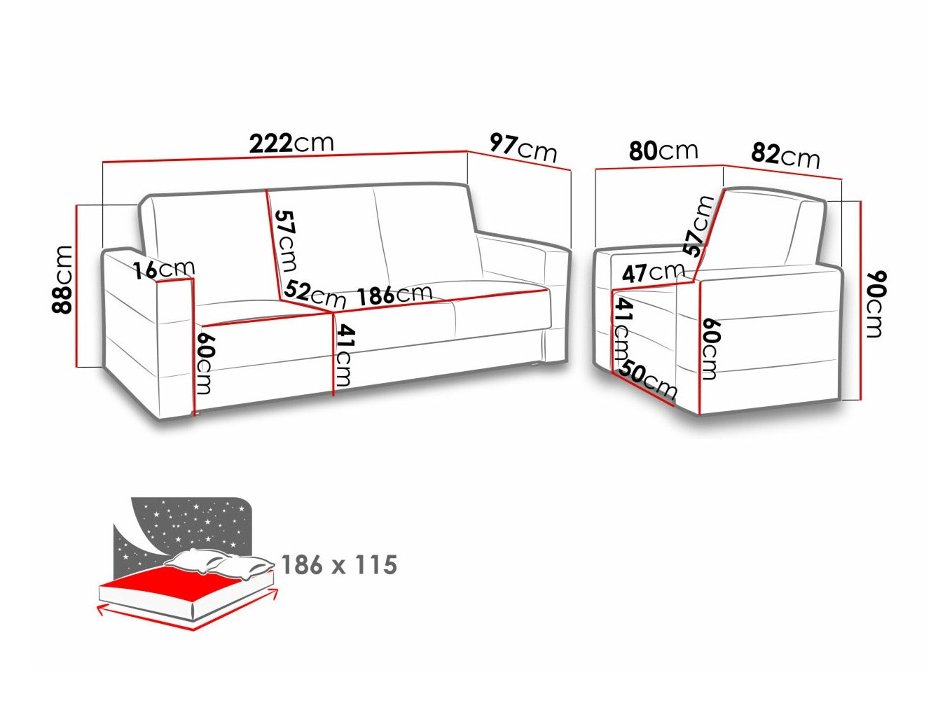 Pehme mööbli komplekt Providence 171 (Soft 011 + Lux 05)