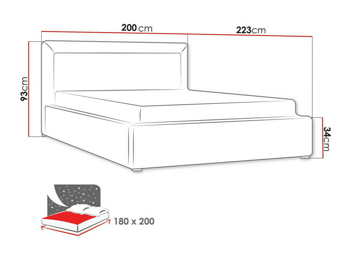 Voodi Pomona 100 (Malmo 13 380)