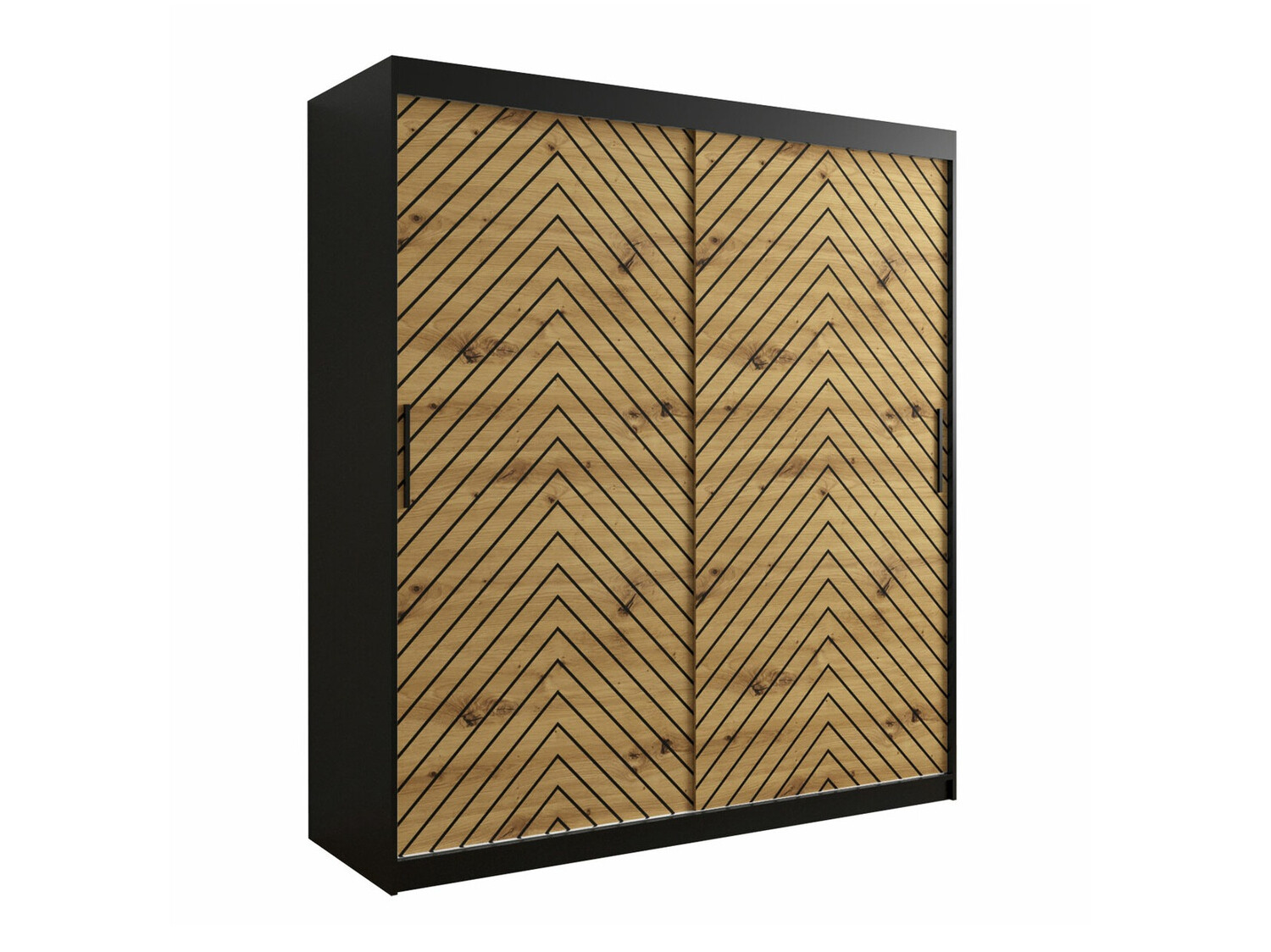 Riidekapp Hartford 312 (Must + Artisan tamm)