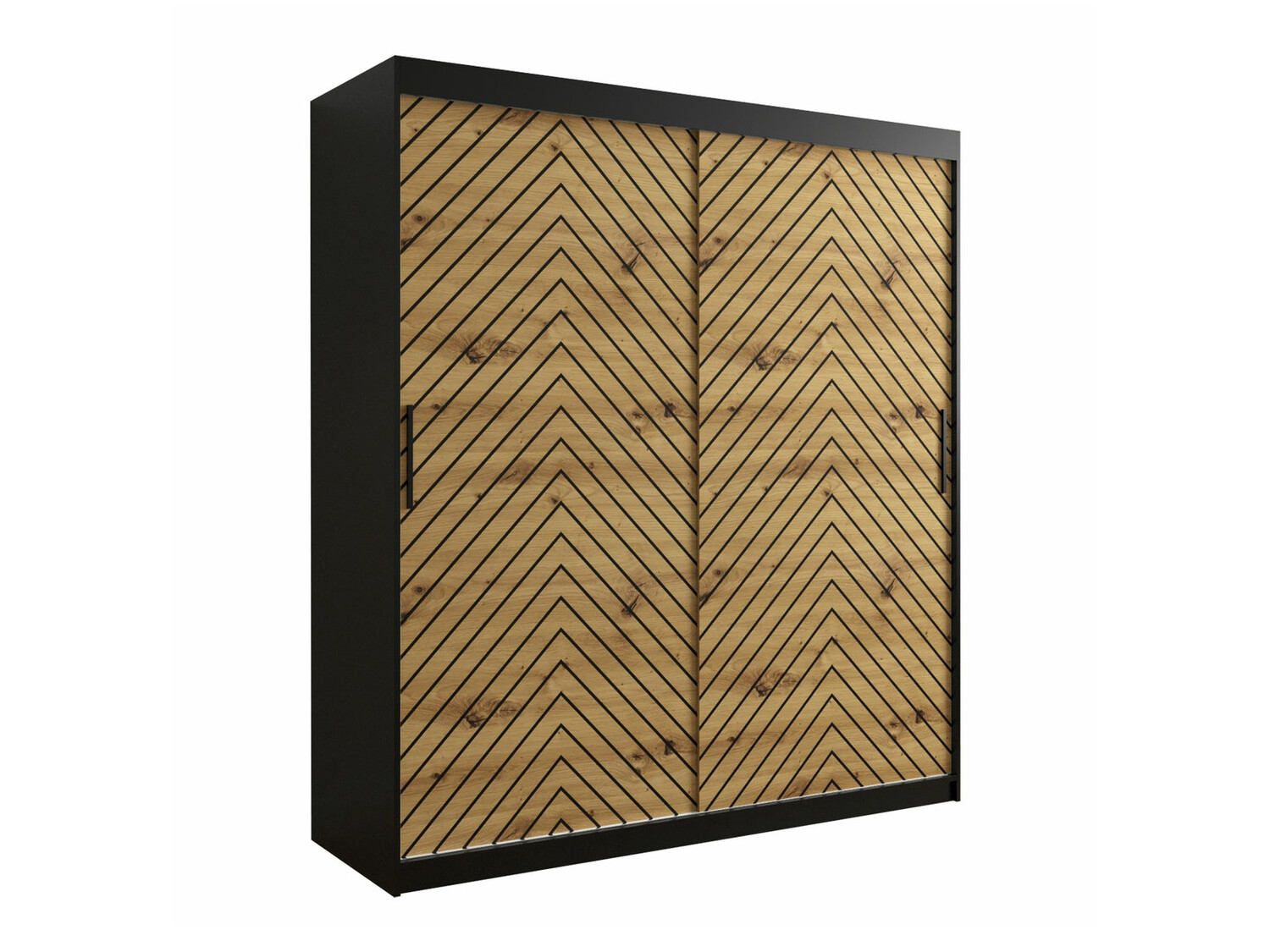 Riidekapp Hartford 312 (Must + Artisan tamm)