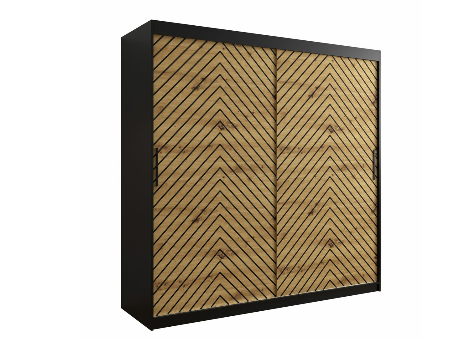 Riidekapp Hartford 314 (Must + Artisan tamm)