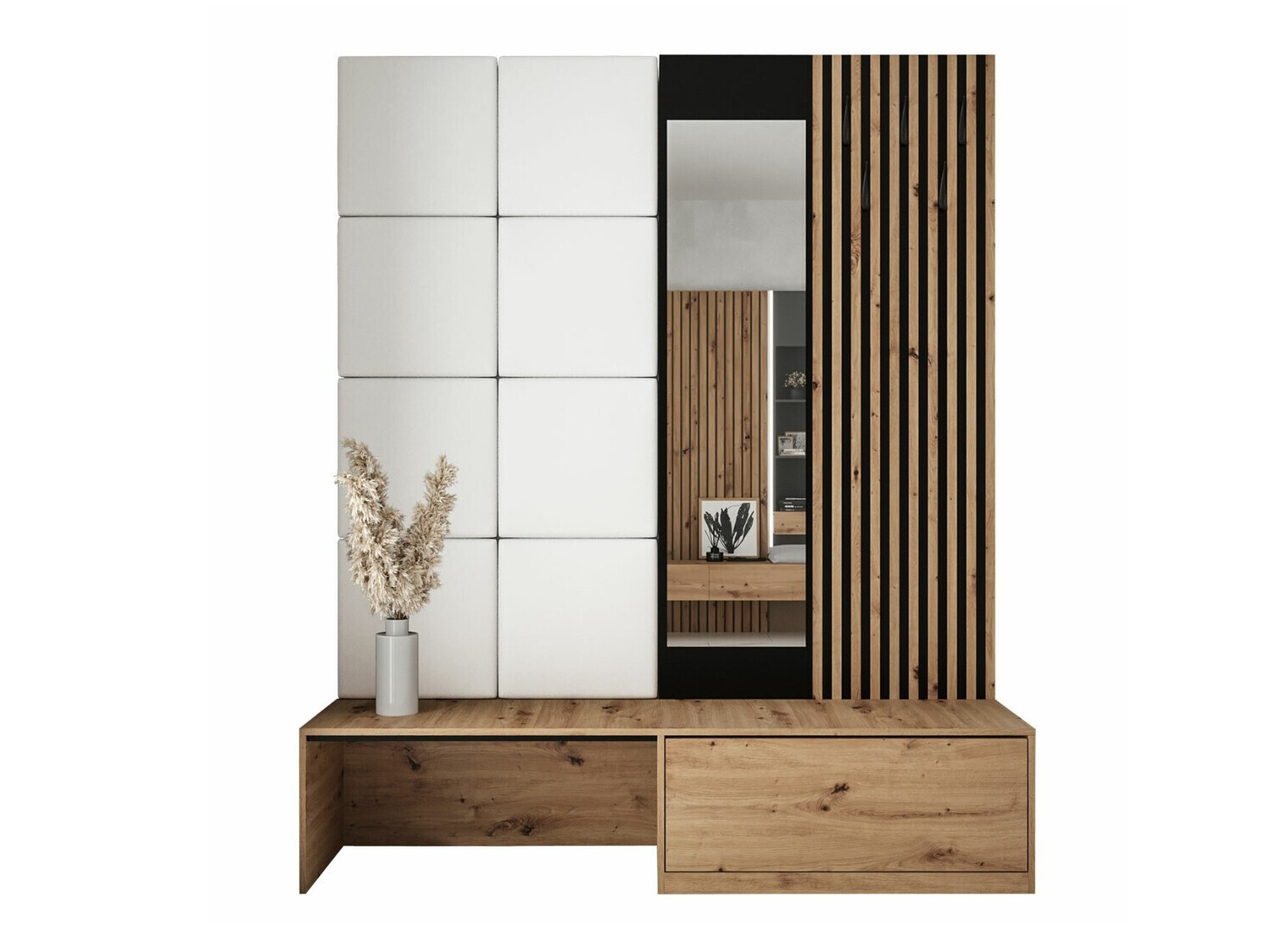 Esikukomplekt Fabor (Artisan tamm + Soft 017)