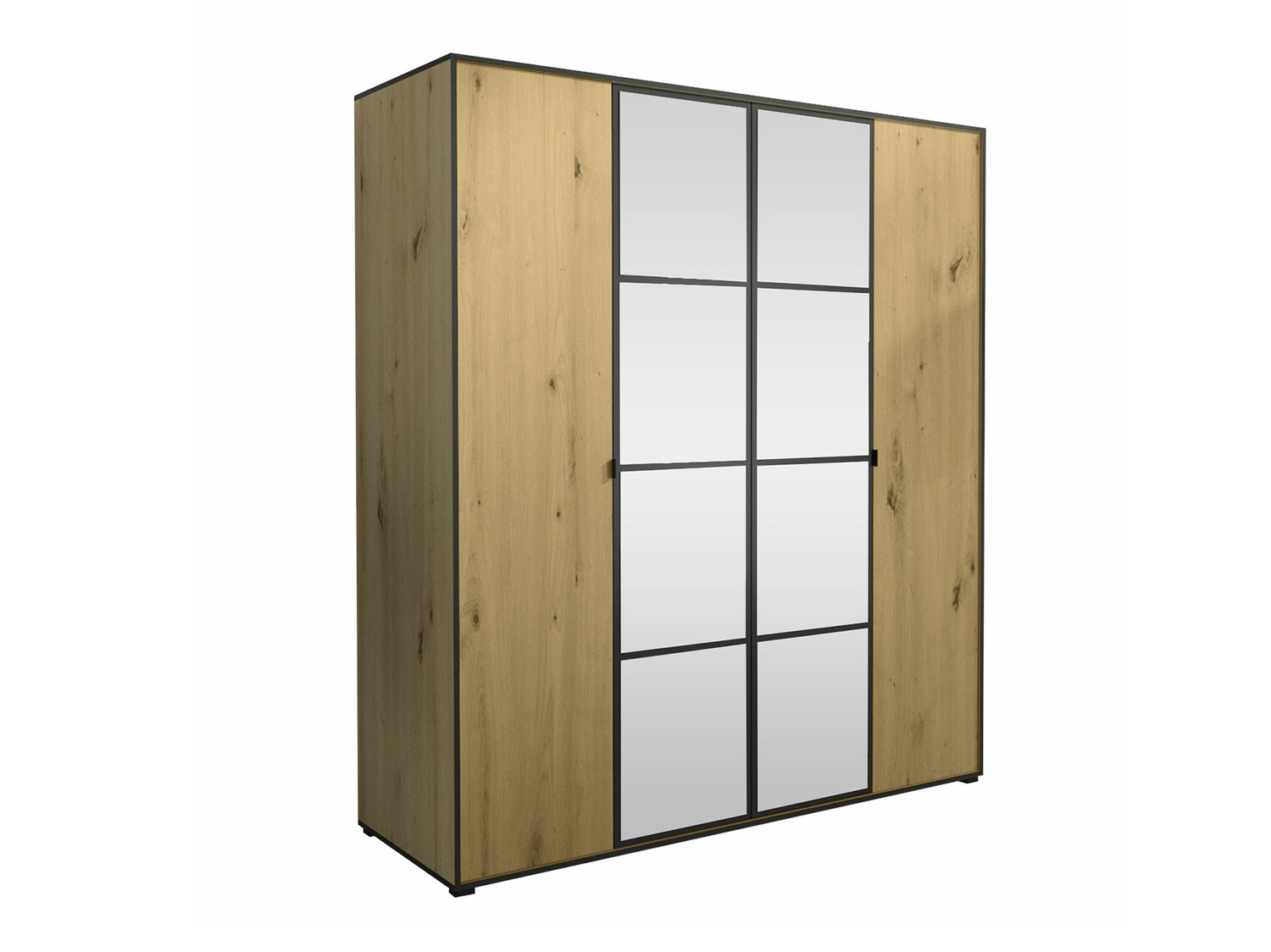 Riidekapp Toledo 117 (Artisan tamm + Must)