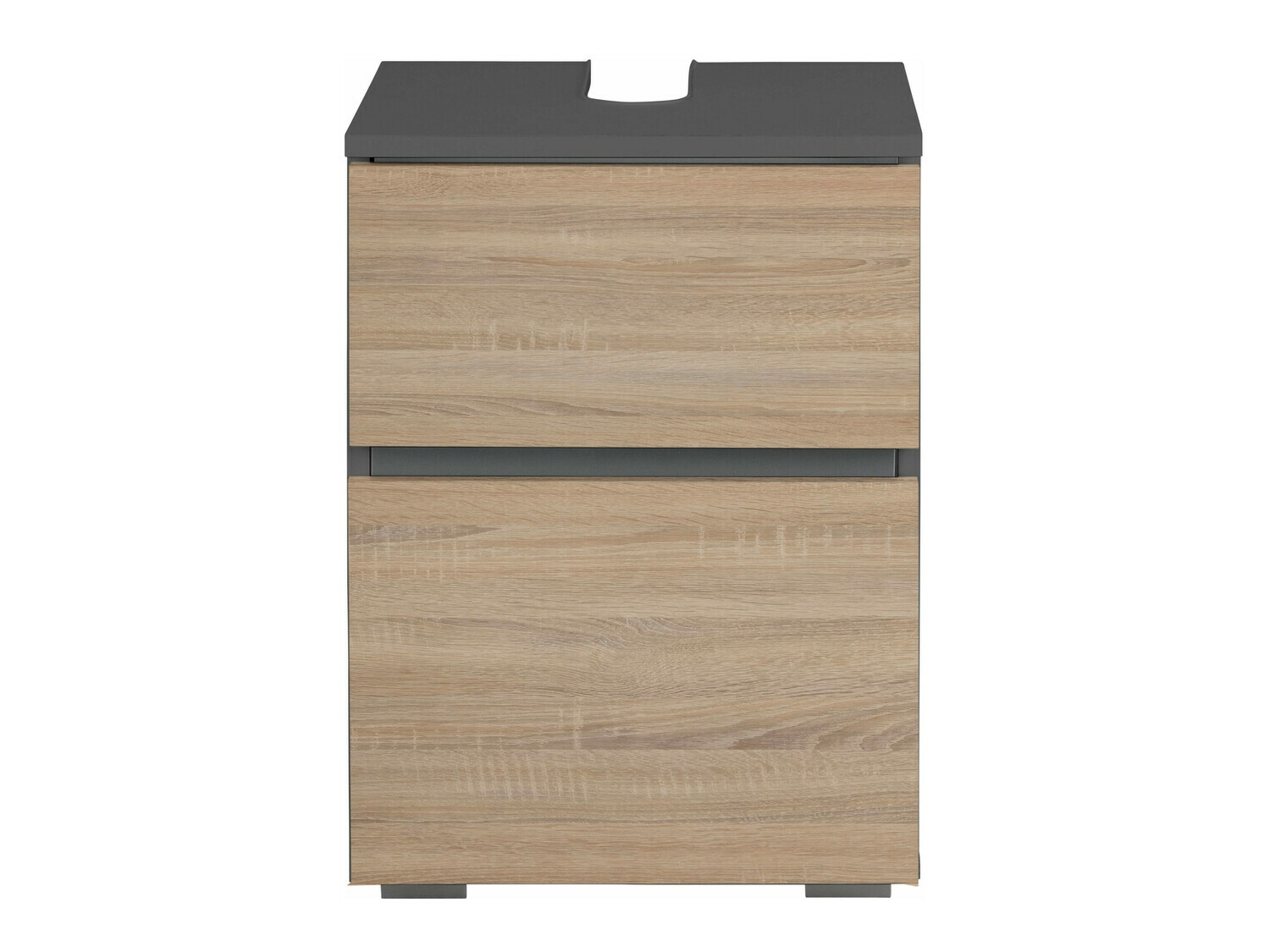 Vannitoa põrandakapp kraanikausile Soncamu 103 (Antratsiit + Tamm)