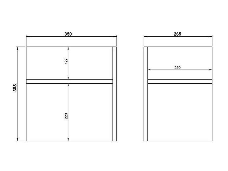 Riiulikomplekt Fivcalu 104 (Valge + Grafiit)