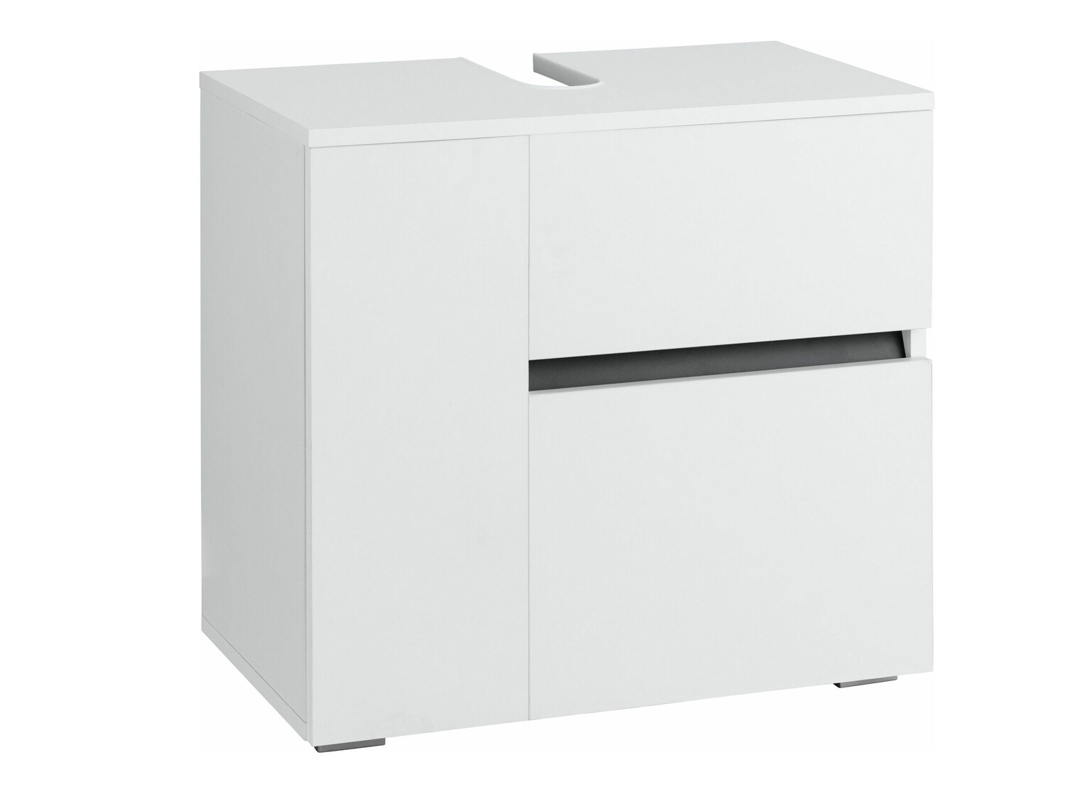 Vannitoa põrandakapp kraanikausile Soncamu 108 (Valge)