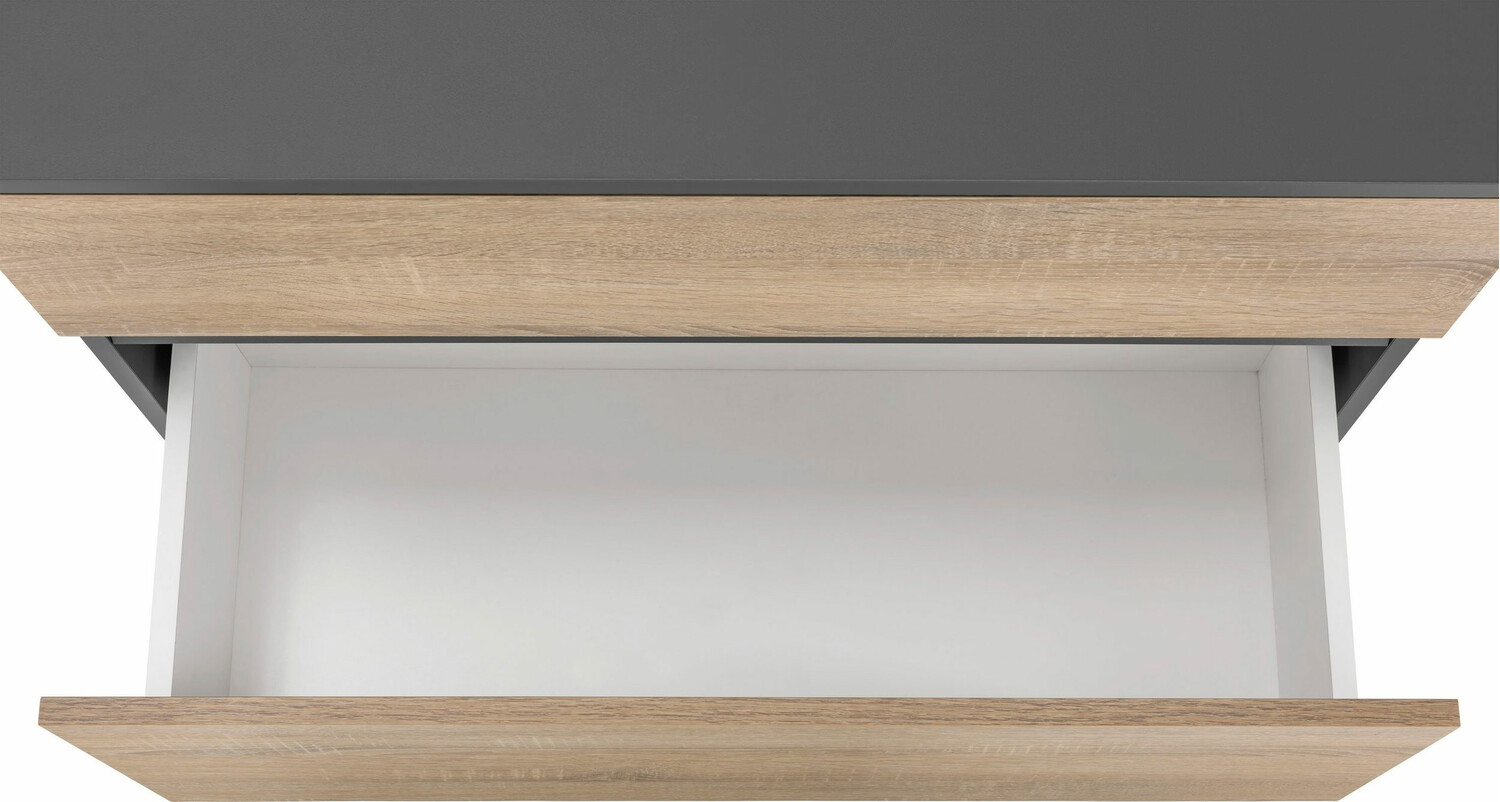 Vannitoa põrandakapp kraanikausile Soncamu 109 (Antratsiit + Tamm)