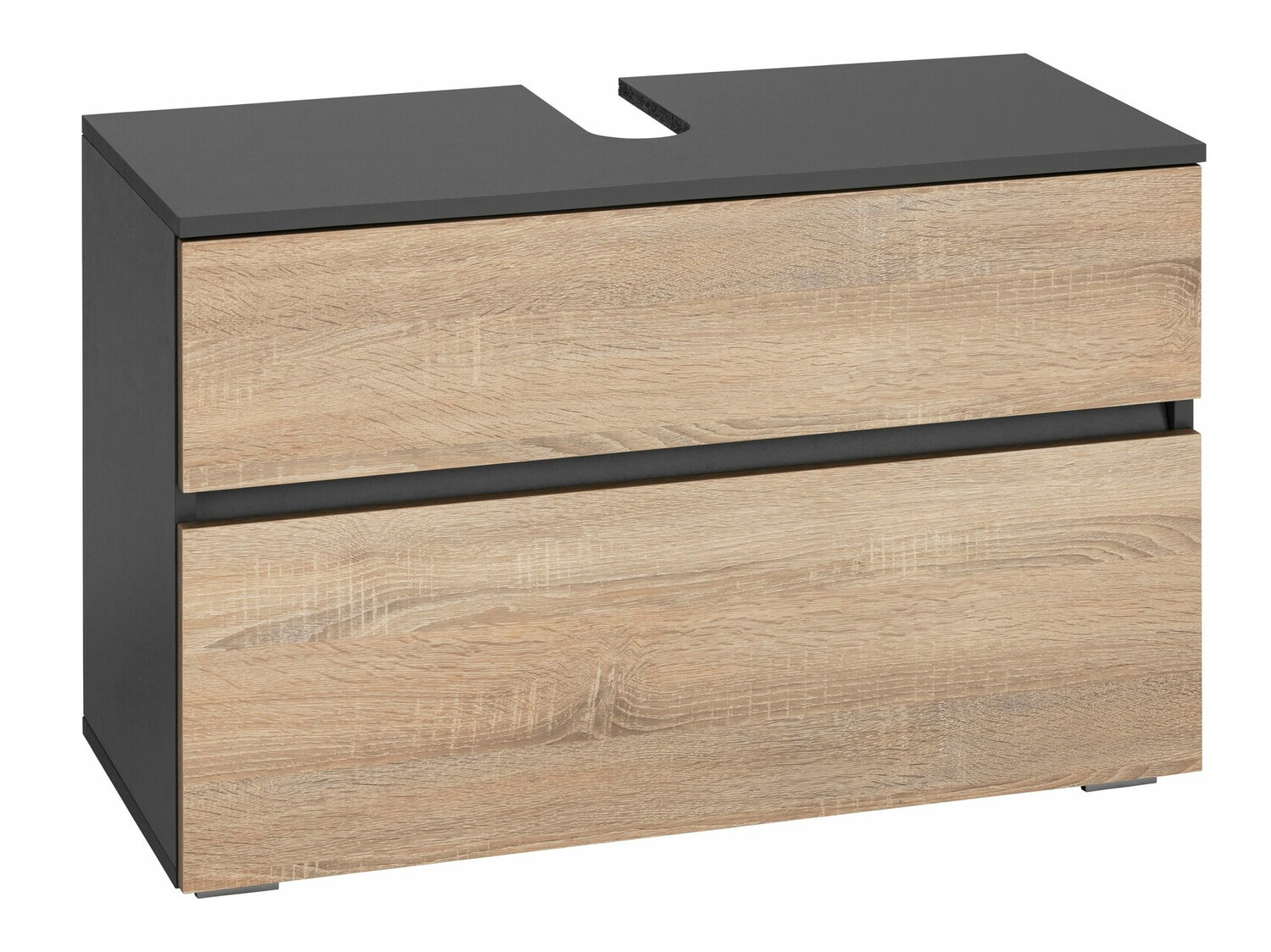 Vannitoa põrandakapp kraanikausile Soncamu 109 (Antratsiit + Tamm)