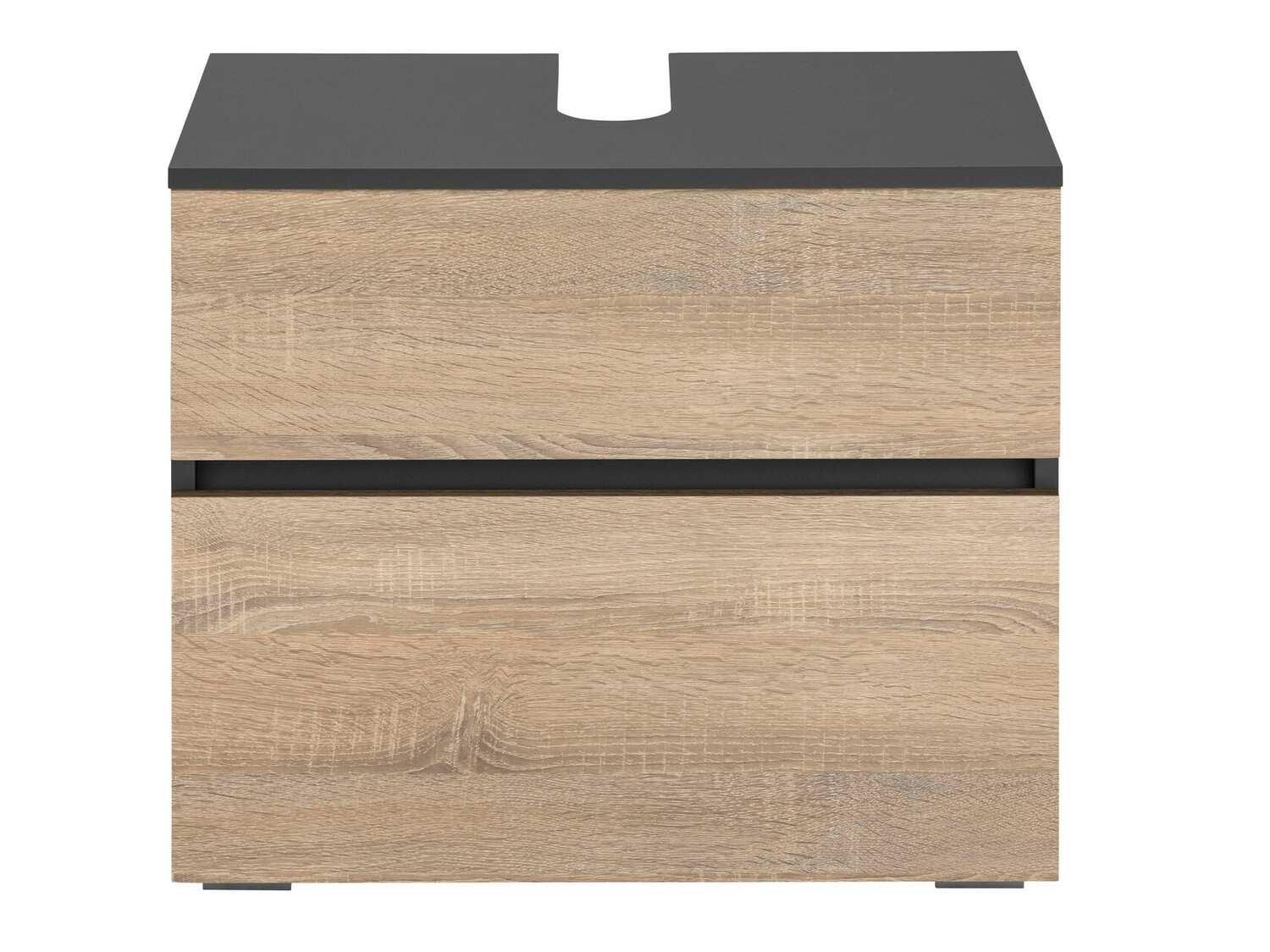 Vannitoa põrandakapp kraanikausile Soncamu 110 (Antratsiit + Tamm)