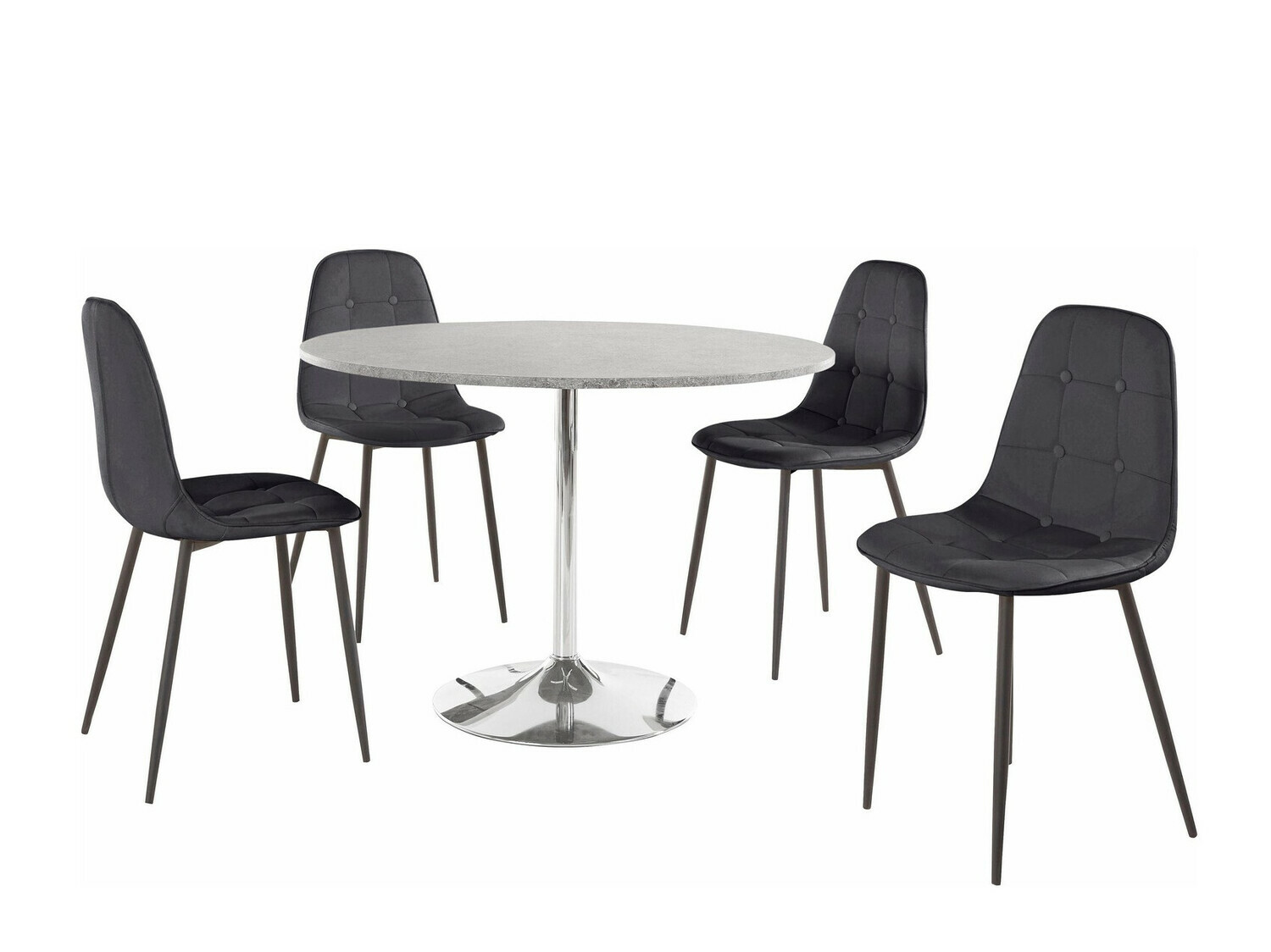 Söögitoakomplekt Denton 936 (Must)