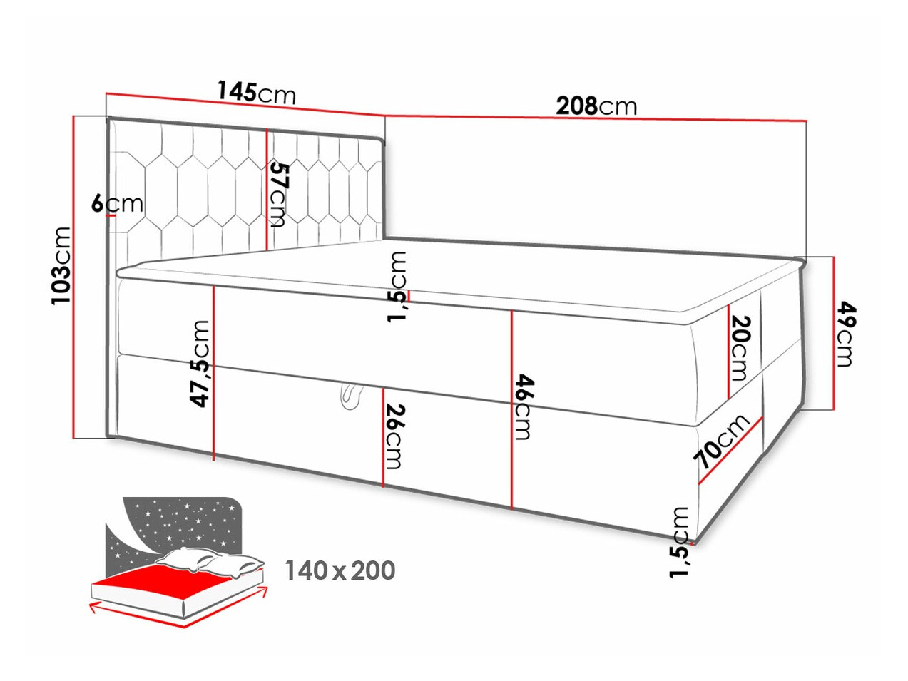 Kontinentaalvoodi Baltimore 181 (Fresh 1)