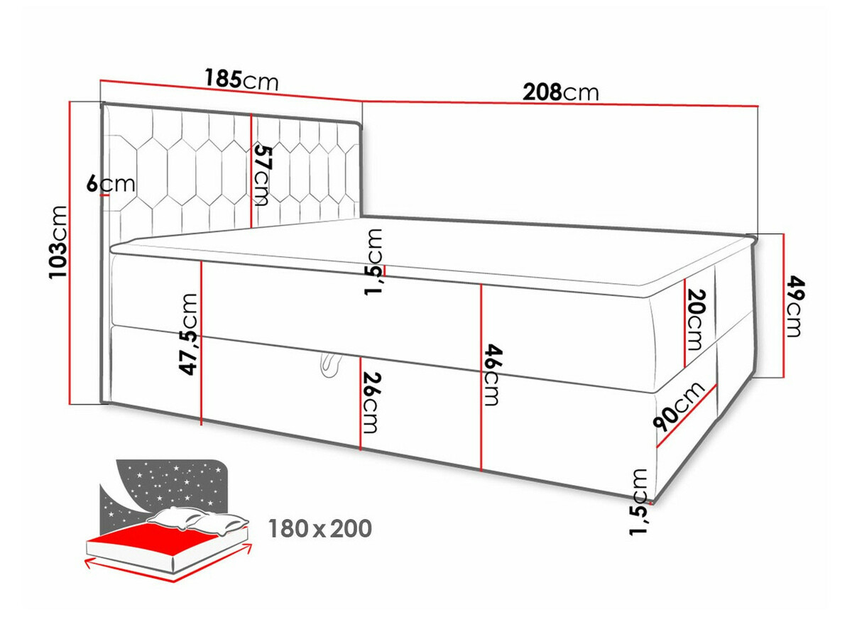 Kontinentaalvoodi Baltimore 181 (Fresh 37)
