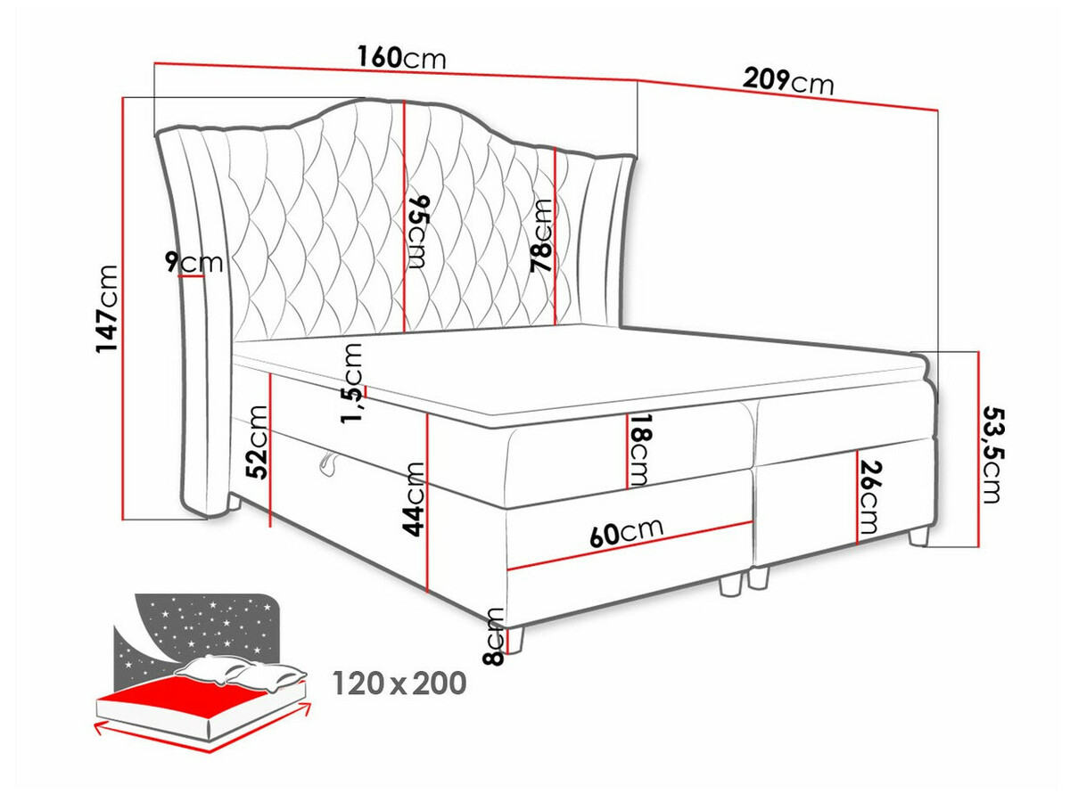 Kontinentaalvoodi Baltimore 183 (Fresh 9)