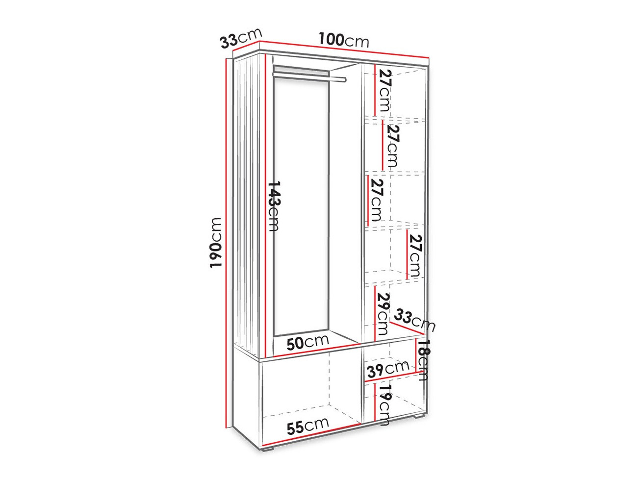Esikukomplekt Stanton 145 (Artisan tamm)