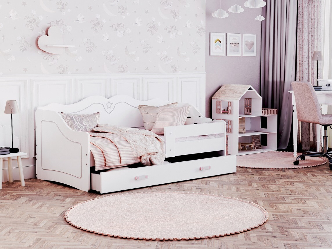 Voodi Aurora 148 (Valge)