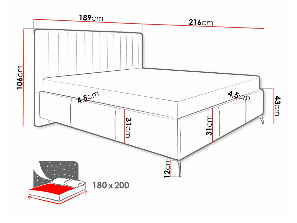 Voodi ComfiDream 173 (Fresh 11)