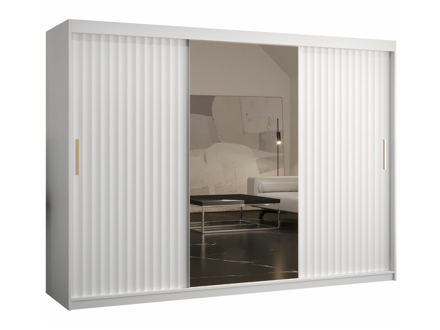 Riidekapp Hartford 339 (Valge)