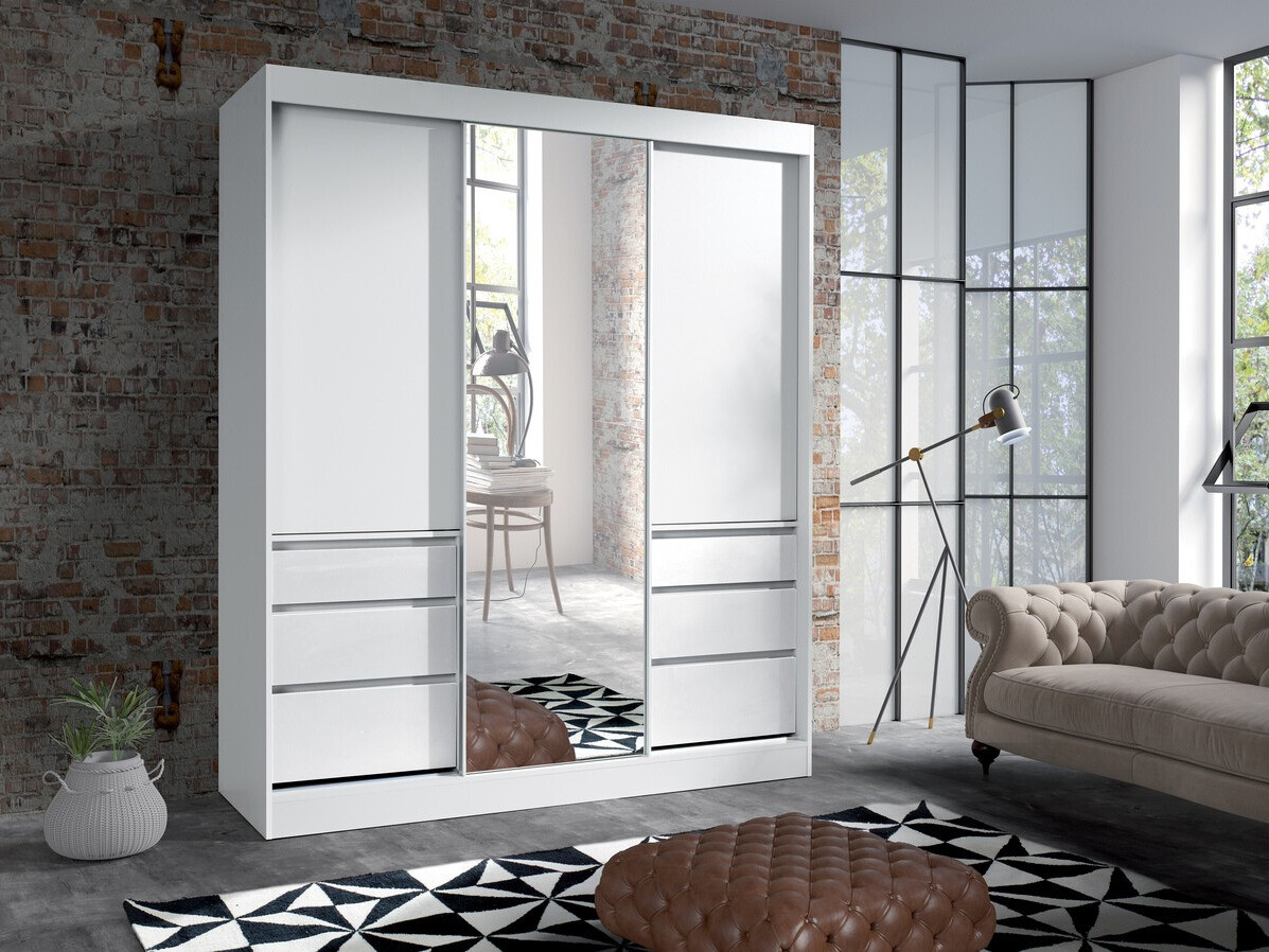 Riidekapp Toledo 120 (Valge)